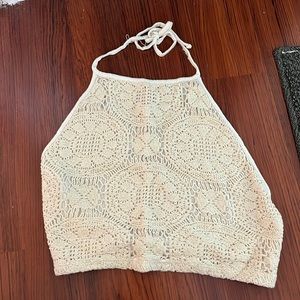 Brandy Melville backless halter top.